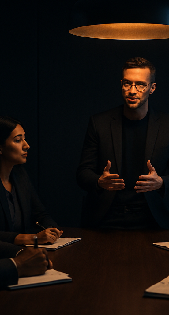 group coaching with dark tint